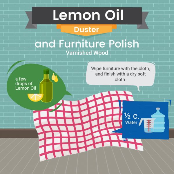 Natural Varnished Wood Furniture Polish Recipe - Green and Natural Cleaning