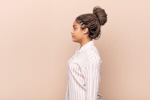 Natural Hair High Bun